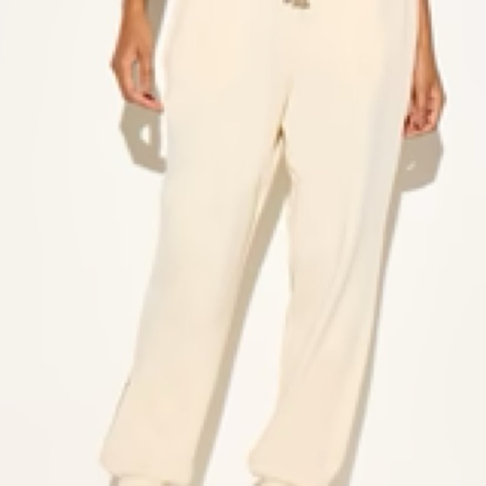 Spiritual Gangster Cream High-Rise Wide Leg Pants